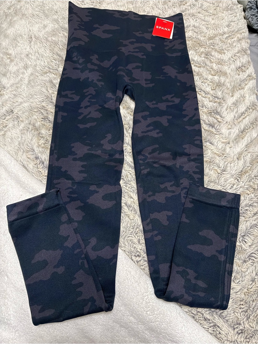 Spanx Women’s Black Camo Leggings